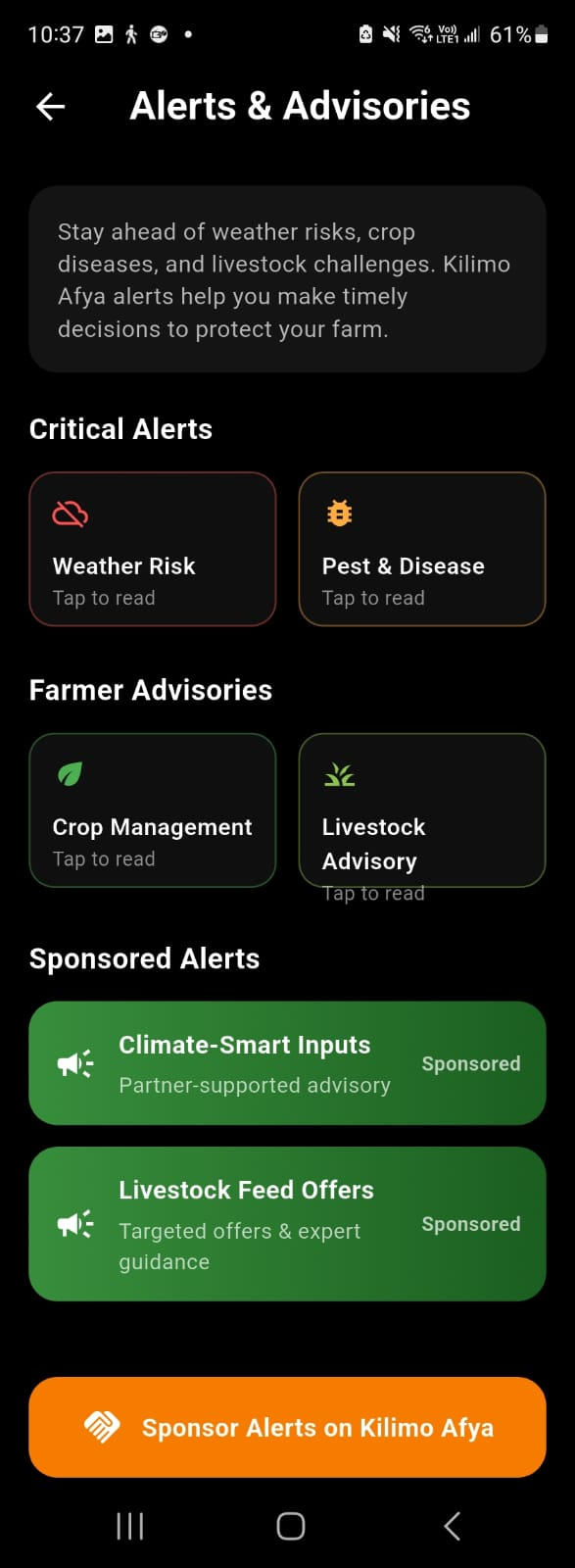 Kilimo Afya mobile app screenshot 12