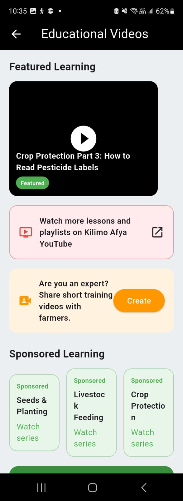 Kilimo Afya mobile app screenshot 6
